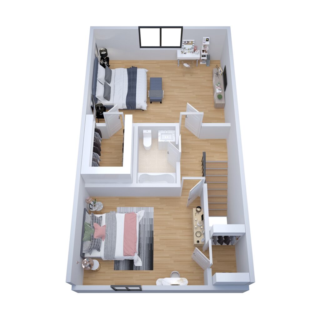 Avalon Townhome 2 Bed Second Floor Plan